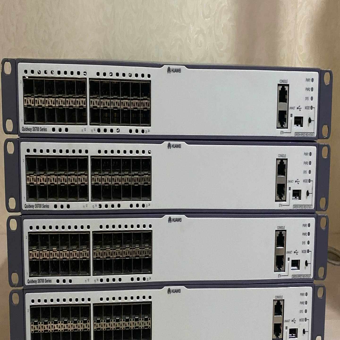 华为 S6700-24-EI,24口全万兆光口核心交换机,机