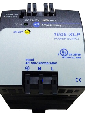议价美国罗克韦尔Allen-BradleyAB1606-XLP90B直流电源全新质保1