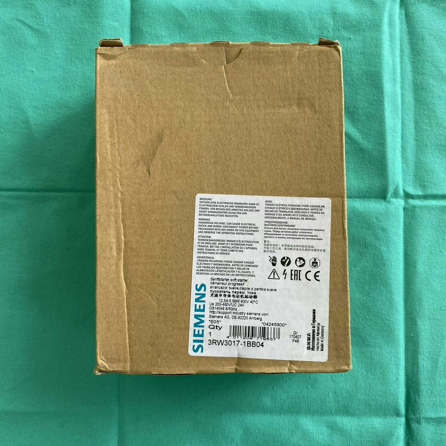 西门子3RW3017-1BB04900元一只，现货议价--议价商品