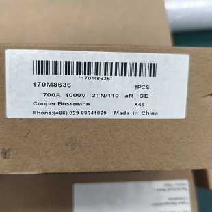 全新CooperBussmann巴斯曼熔断器170M863议价