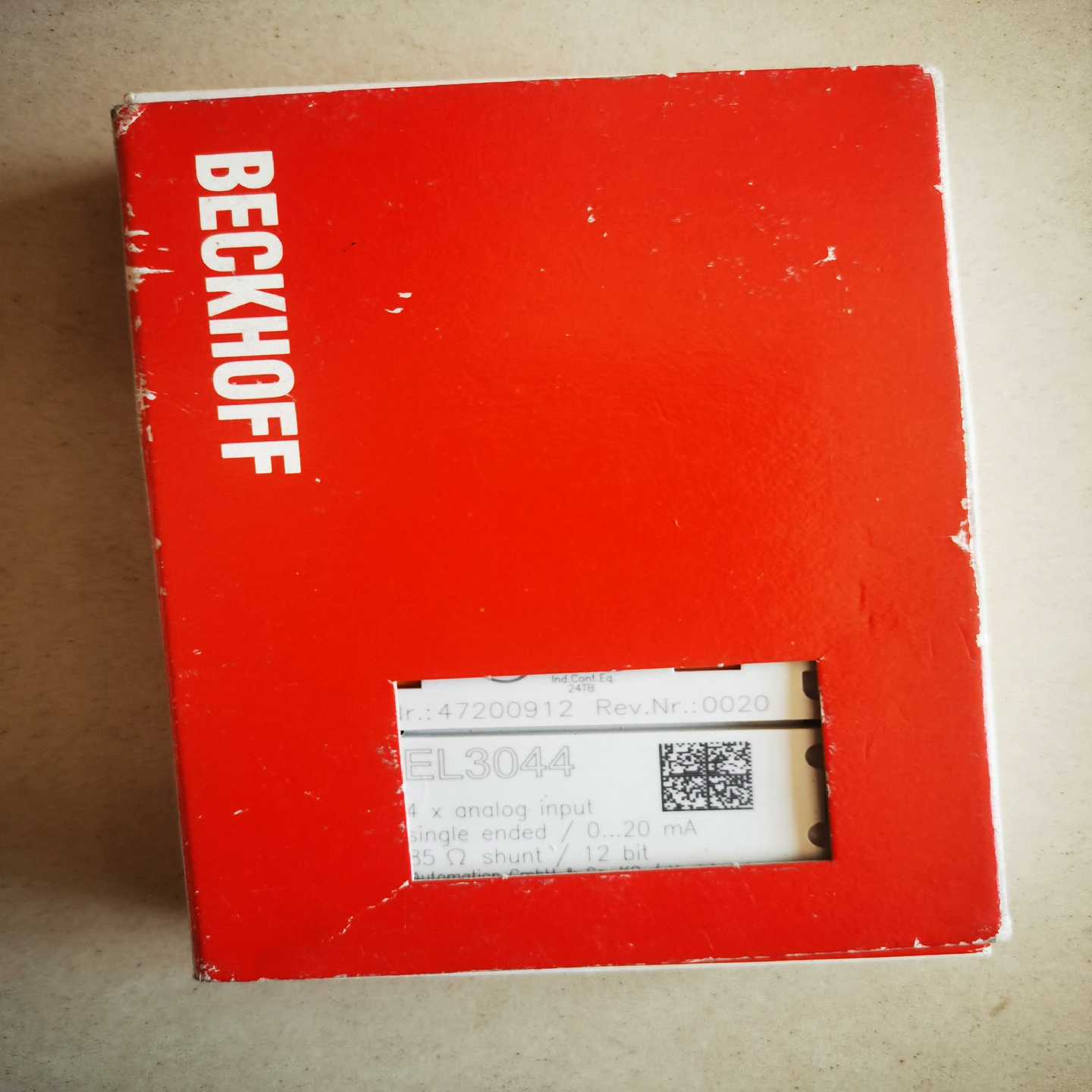 倍福模块EL3044未拆封(德峰商行）