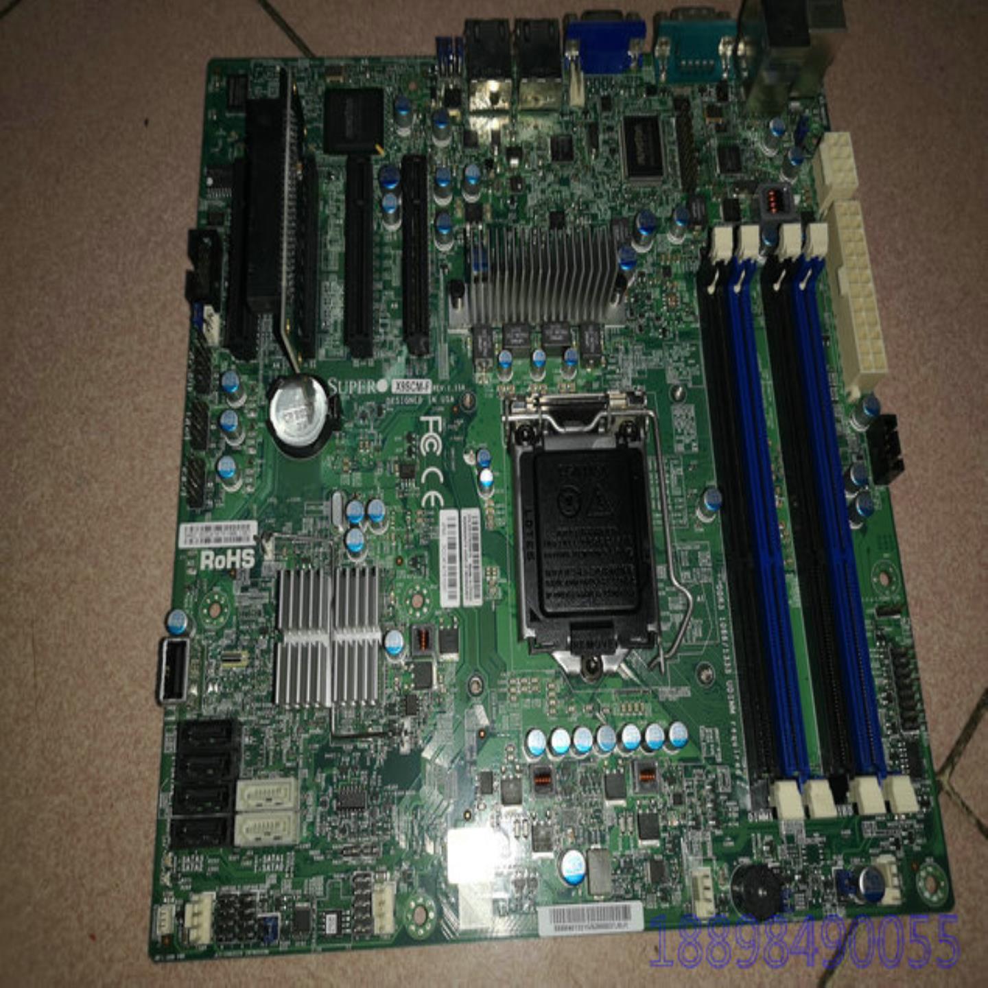 超微 X9SCM-F 单路1155针 服务器主板 C204 IPMI 20 带远程管理