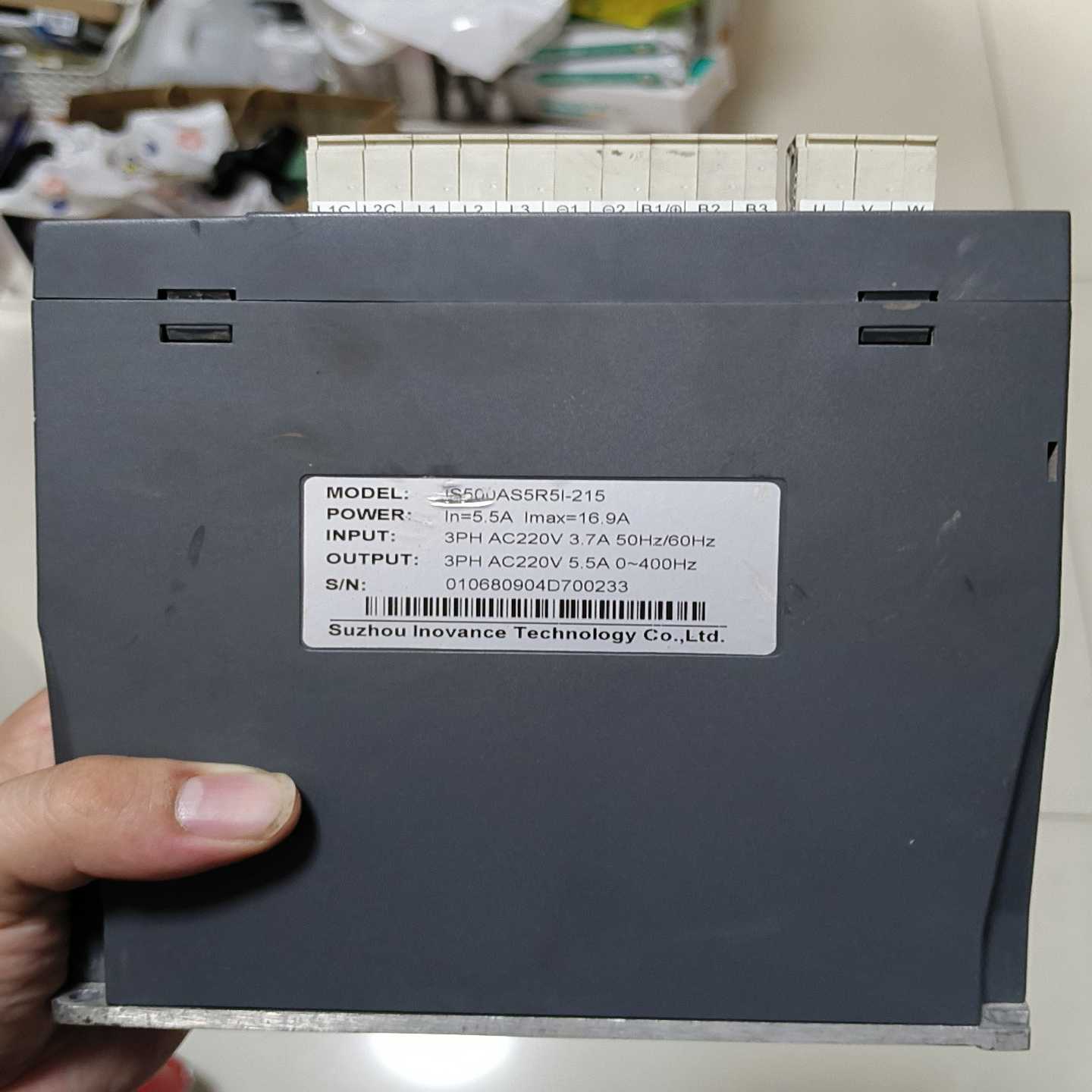 议价汇川伺服is500AS5R5I-215，机成色不错，功能包好现货/维修