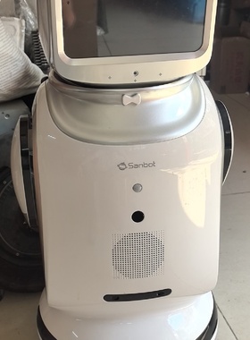 议价三宝机器人型号T1A1L实物拍摄外观白色带触摸屏议价