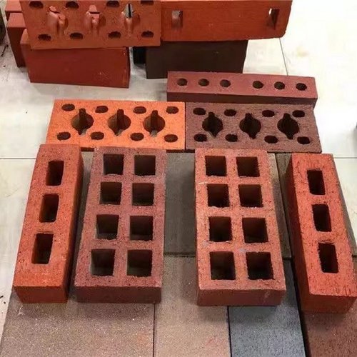 真空烧结陶土砖广场砖真空砖室外透水砖人行道砖红多孔烧结砖