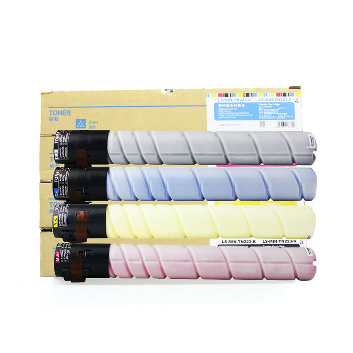 莱盛TN223粉盒适用柯尼卡美能达柯美C226C256C266C7222C7226