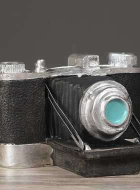 zakka杂货家居装饰品创意礼物摆件复古做旧做脏怀旧照相机13718