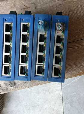 出这款蓝色工业交换机由Harting品牌生产，拥有坚固耐用的--议价