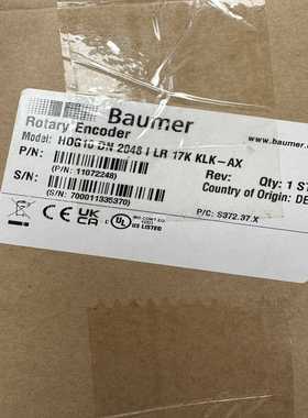 Baumer堡盟旋转编码器，型号HOG10DN2048--议价商品