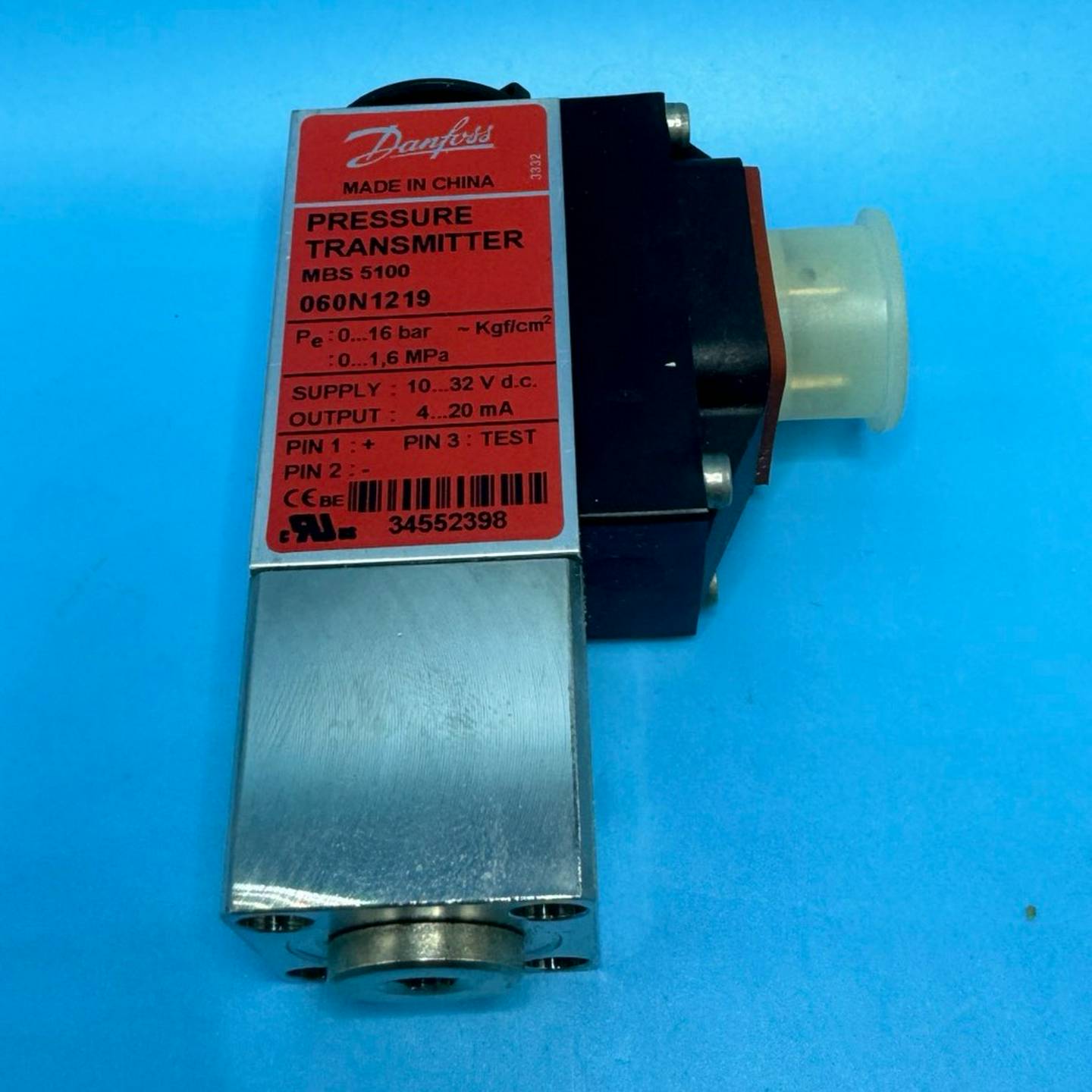 丹佛斯压力变送器MBS5100060N1219询价