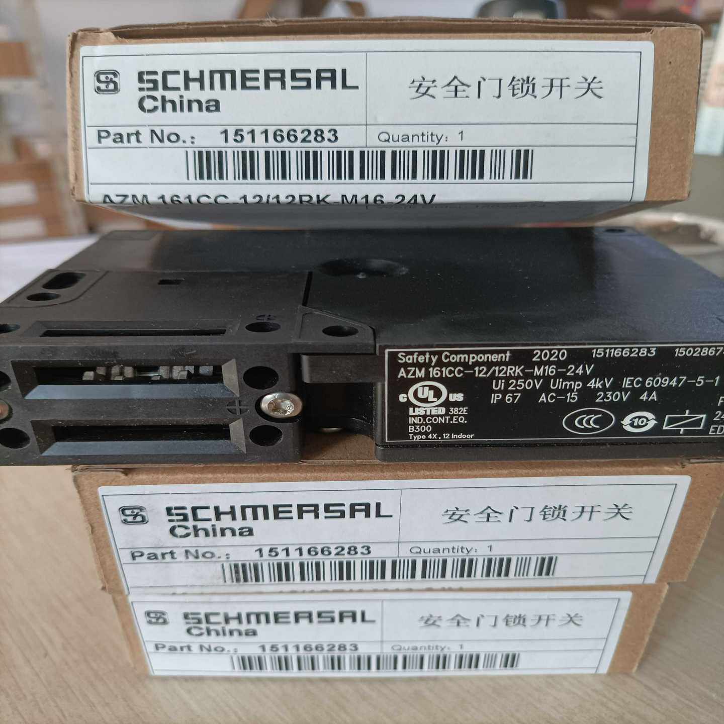 AZM161CC-12/12RK-M16-24V施迈赛安全门锁开关全新原装现货包邮