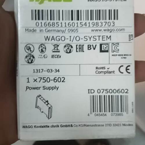 德国WAGO万可电源模块750602德国原-询