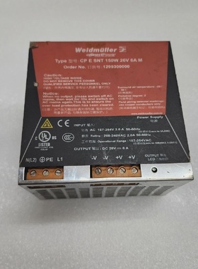 WEIDMLLER CP E SNT 150W 26V 6A M SCHALTNETZTEIL 1299300000