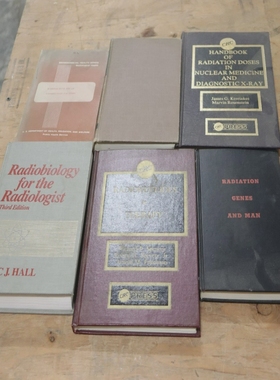 LOTOF6RADIATIONRADIONUCLIDESVINTAGEBOOKS
