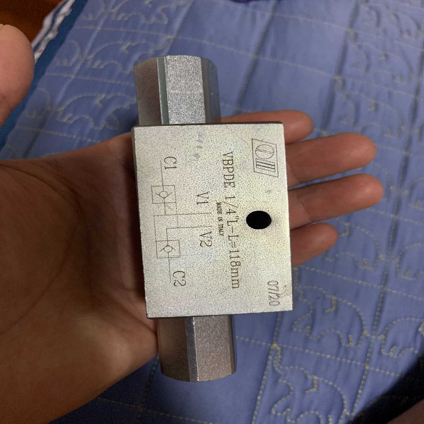 询价VBPDE1/4LOM意大利进口双向管式液压锁