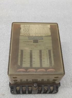 SEG STROMRELAIS IWU 23 CURRENT RELAY 250VAC 1000VA