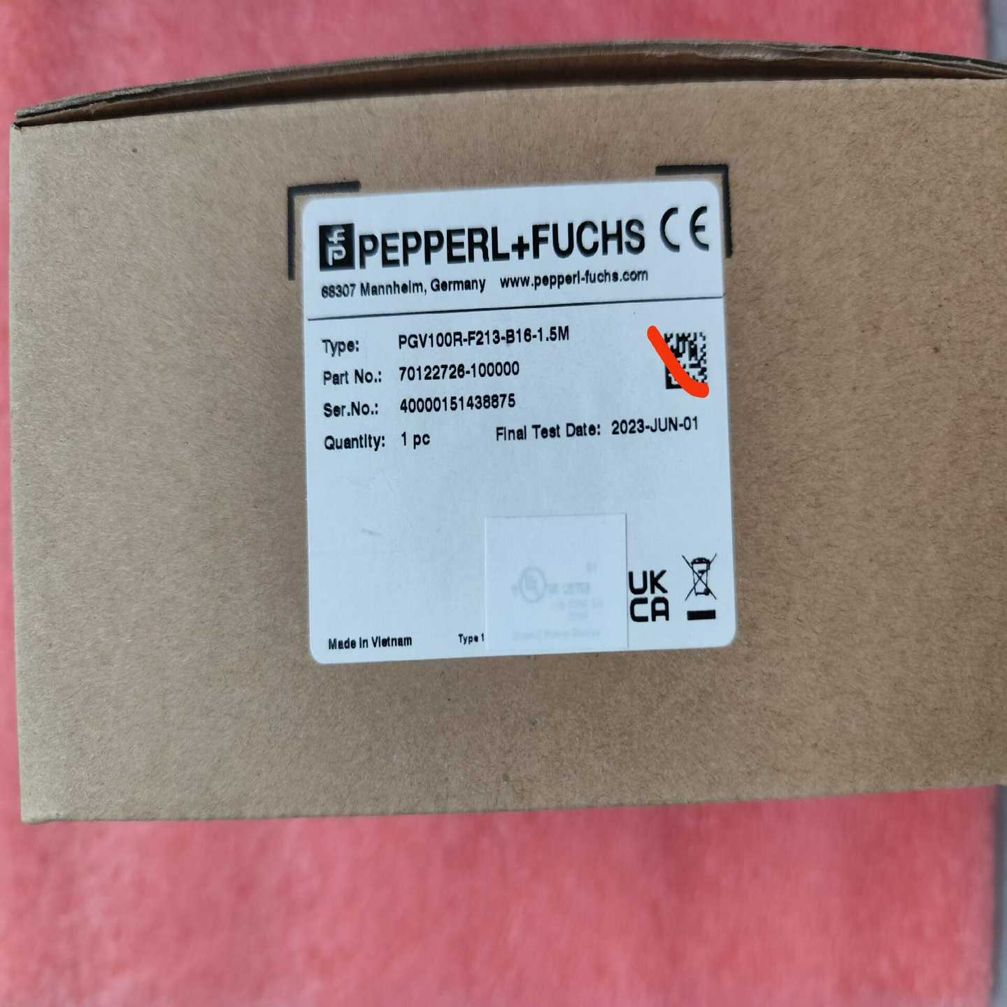 倍加福读码器PGV100R-F213-B16-1.5M--议价商品