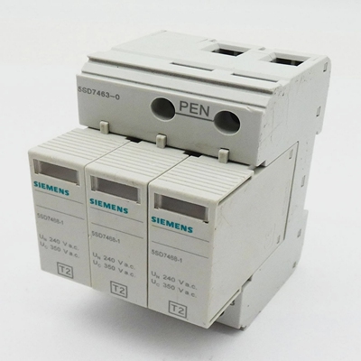 Siemens5SD7463-0berspannungsableiter3x5SD7468-1Steck