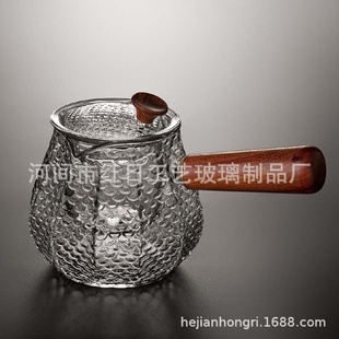 锤纹玻璃茶壶加厚耐热过滤内胆泡茶壶电陶炉煮茶壶套装 现货日式