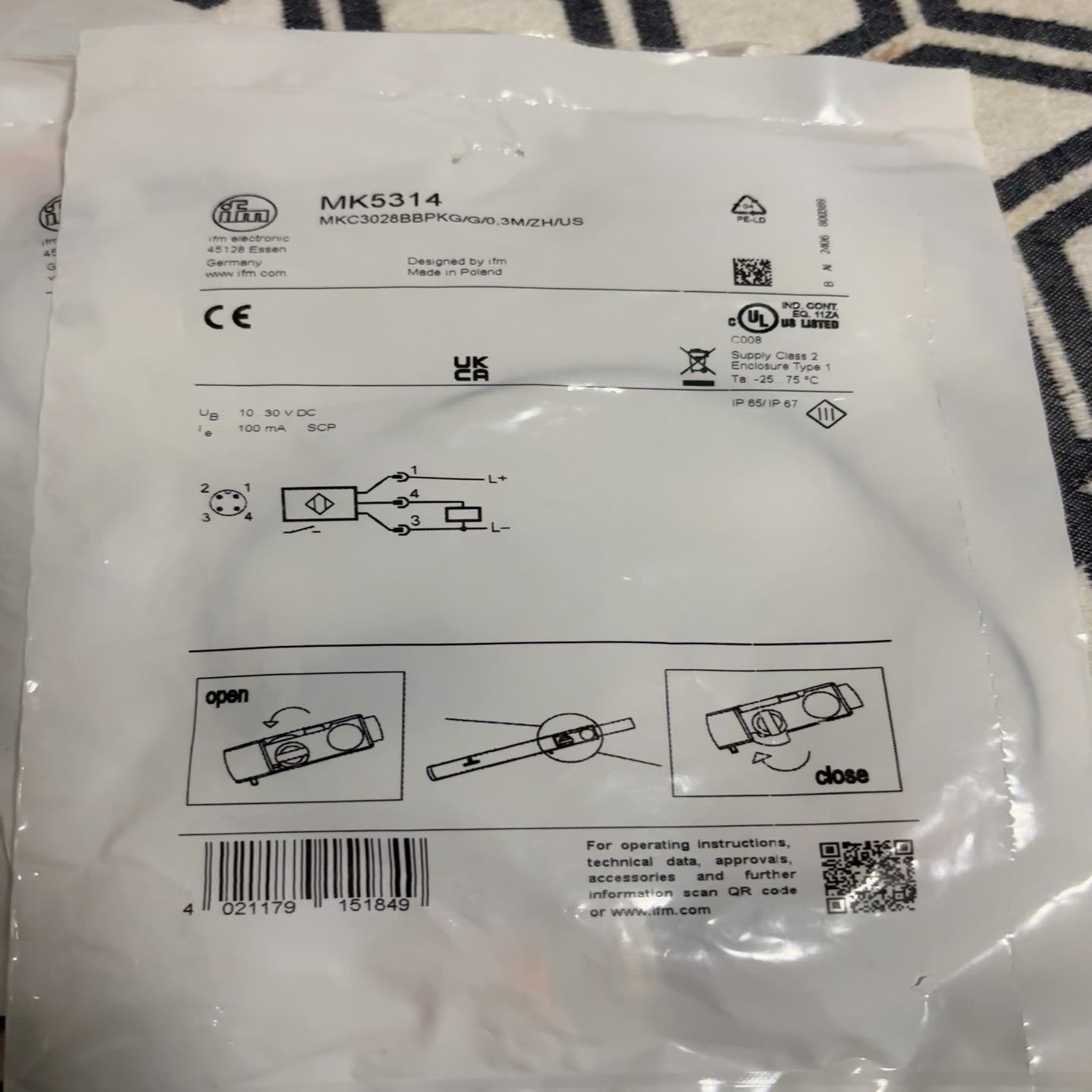 询价MK5314。易福门磁开