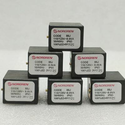 Lot of 6 NORGREN 88J Solenoid Coil 110120V 8.0VA QM4888J21 N
