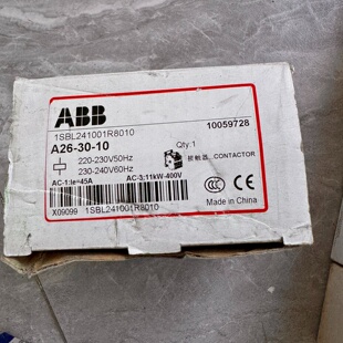 ABB交流接触器1SBL241001R8010一个全新不 议价商品