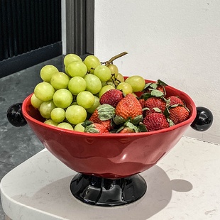 水果盘家用果篮厅茶几零食糖果盒简约小众高颜值干果收纳盒果盘