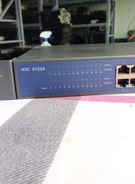 二手华三H3Cs1224有风扇版会有轻微声音这款不是-议价