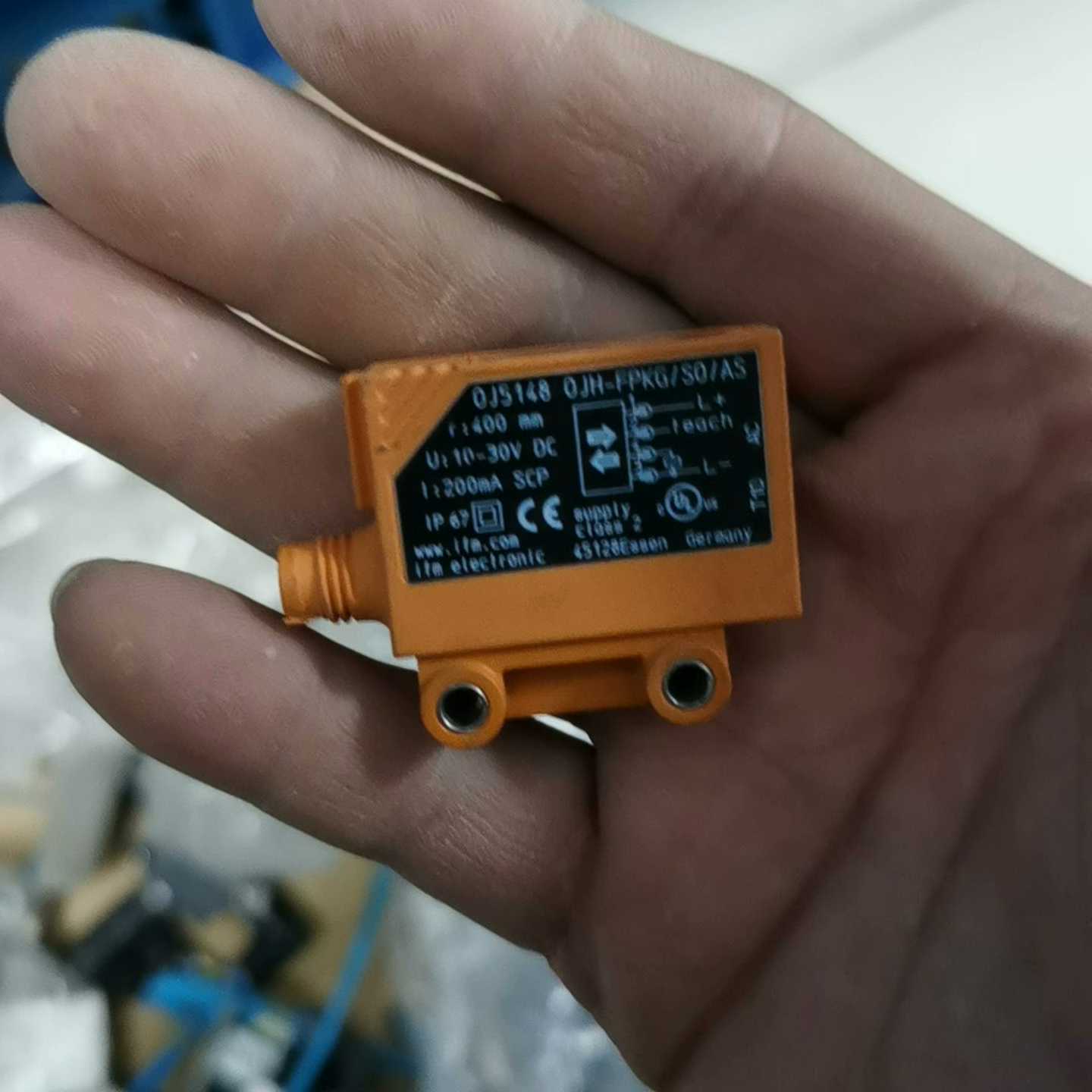 咨询-易福门OJ5148易福门漫反射传感器OJH-FPKG/