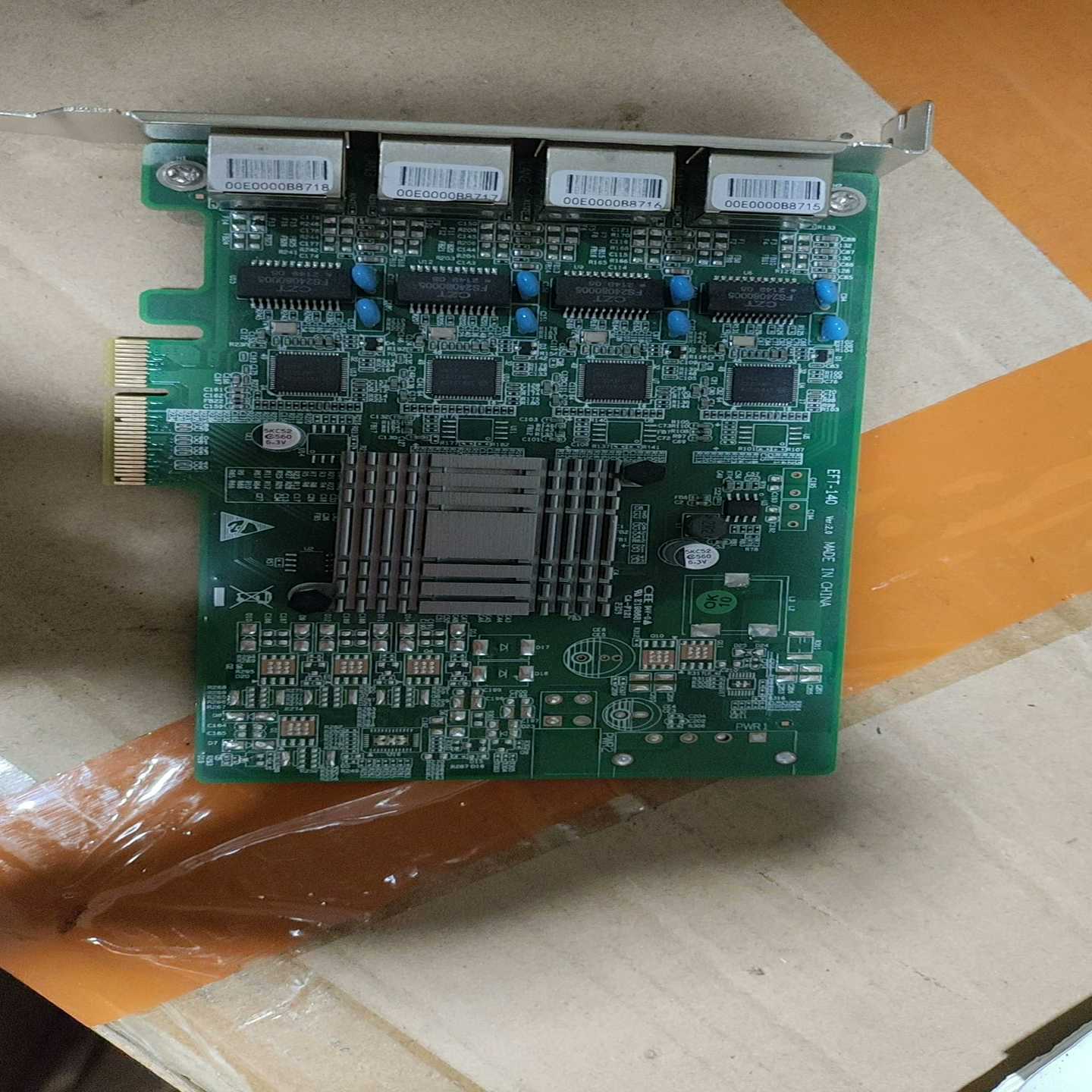 EFT-140四口千兆网卡，带IntelI211芯片，拆机-询价客服