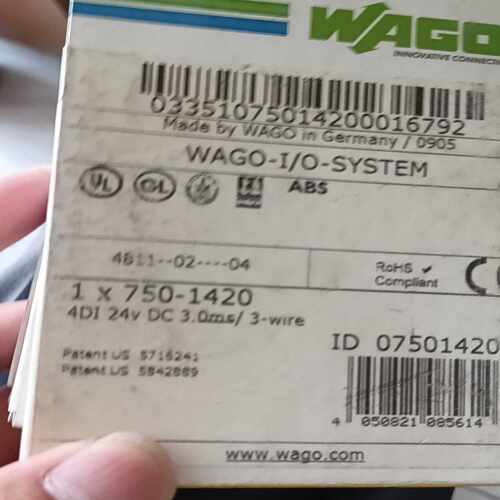 万可模块wago750-1420  280~询价