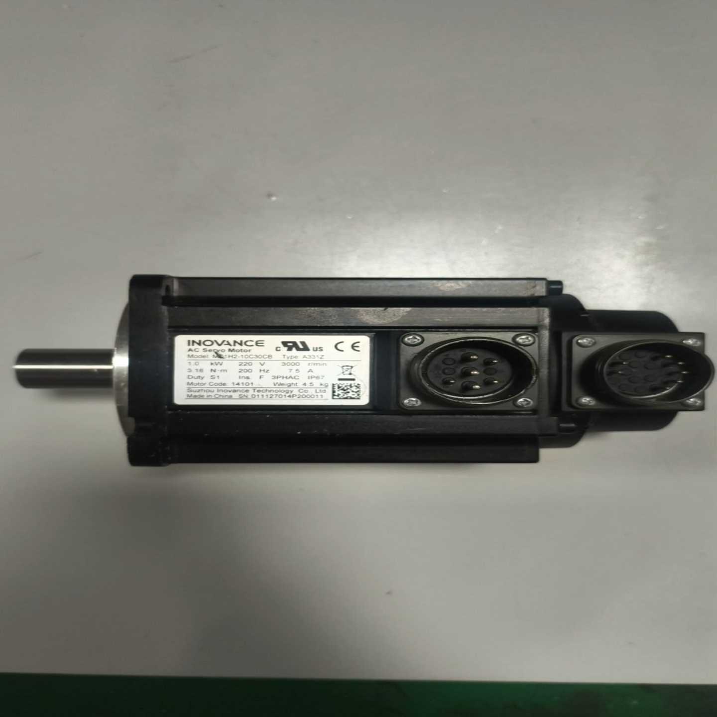 汇川电机MS1H2-10C30CB-A331Z，功能正常，图[浩蓉商户]