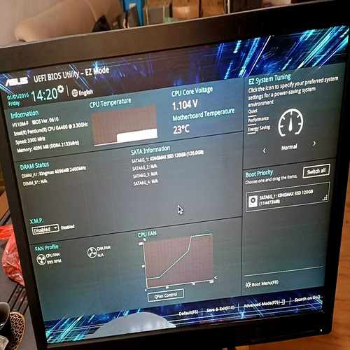 （议价）h110120g固态ddr44gbg4400cpu带