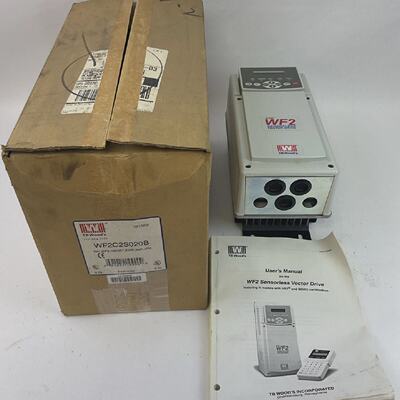 TB WOODS WF2C2S020B SENSORLESS VECTOR DRIVE OUTPUT 2HP 02002