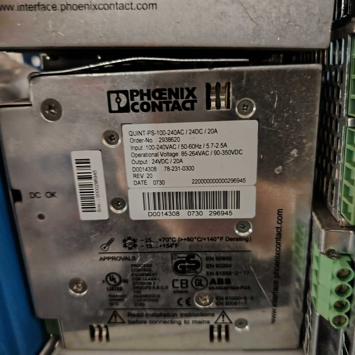 （碧碧商铺）QUINT-PS-100-240AC/24DC/20A