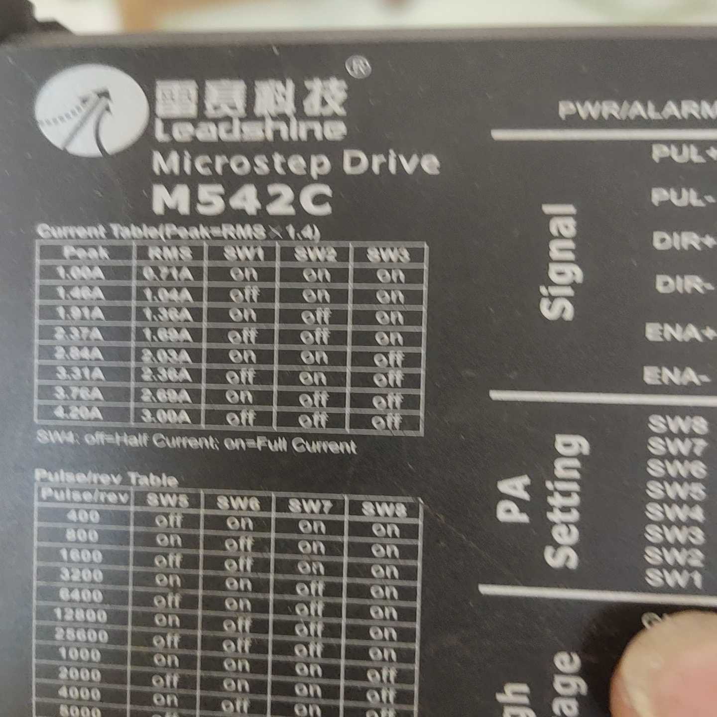 雷赛步进驱动器m542c雷赛57HS22-A电机需询价