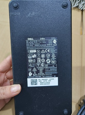 戴尔240W原装电源适配器型号LA240PM160输1议价