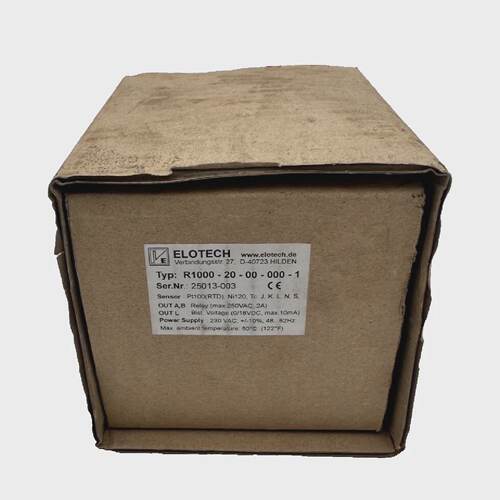 ELOTECH R1000 R100020000001 TEMPERATURE CONTROLLER x1pc