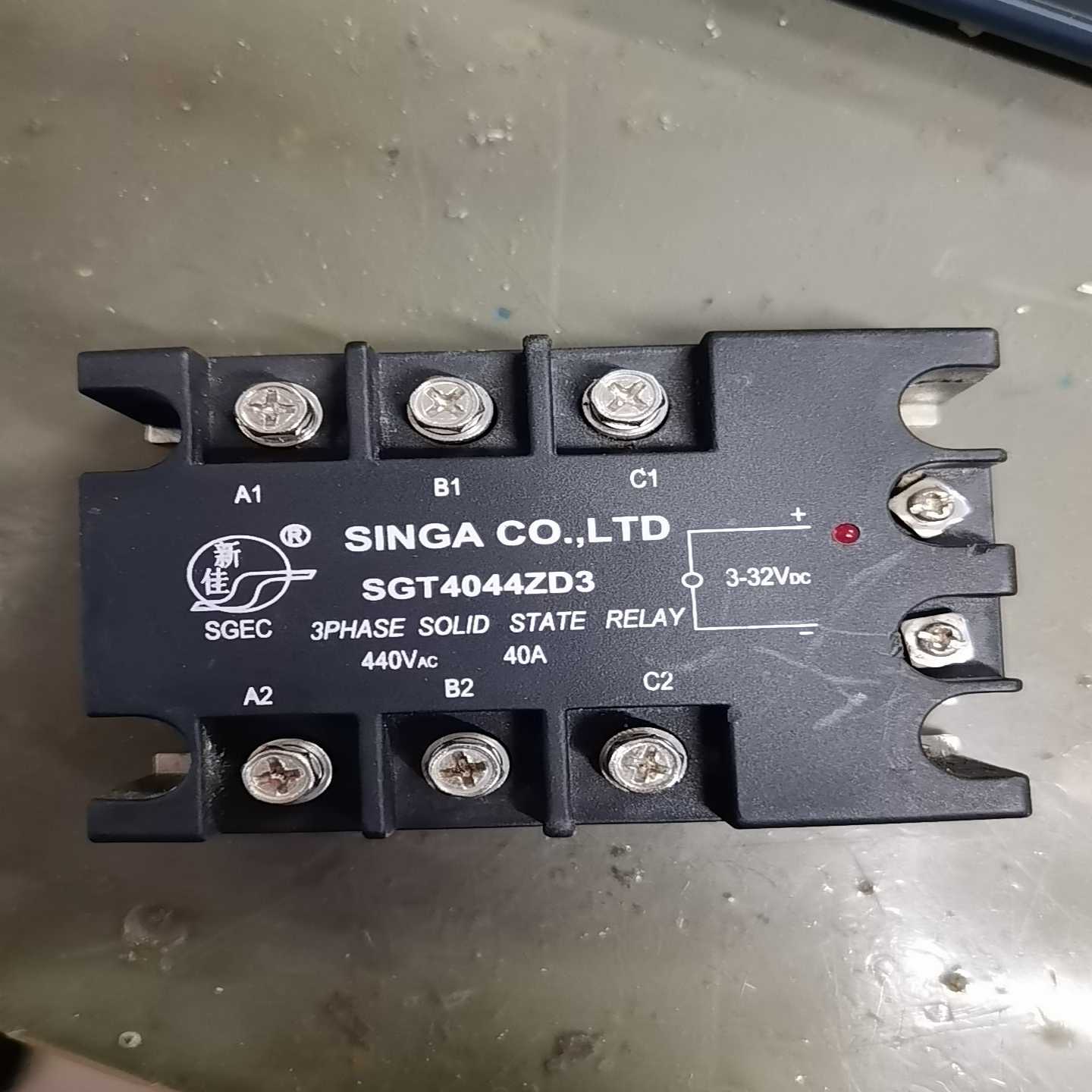 【请询价】原装SGEC三相固态继电器模块SGT4044ZD3  40A