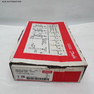 Danfoss 034L0143 Ventil Bypass Gas Warm KVC 12 12in X 1