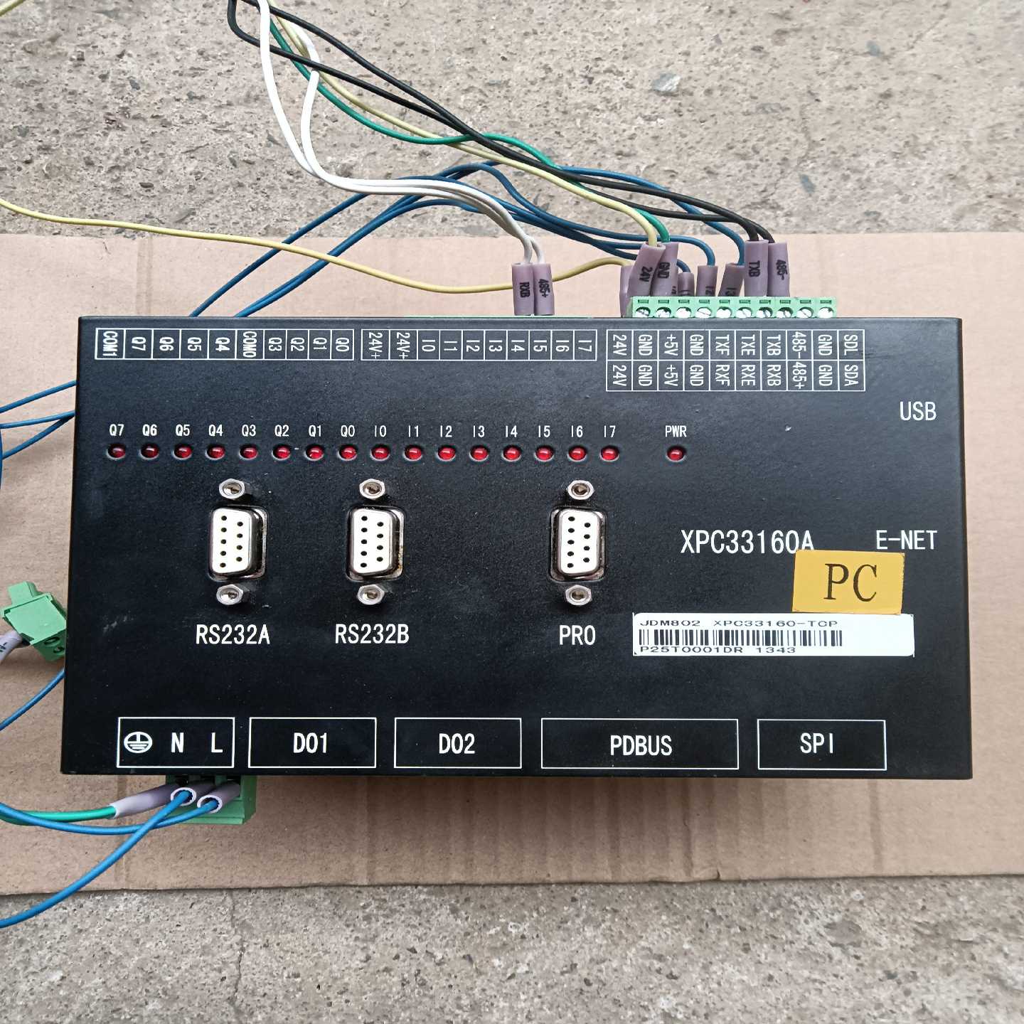 议价控制器XPC33160A现货一台，成色如图，I实物图拍摄，运费现货