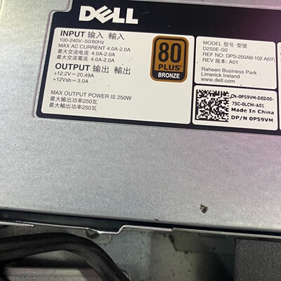 原装DellPowerEdgeR230电源0P59VM议价