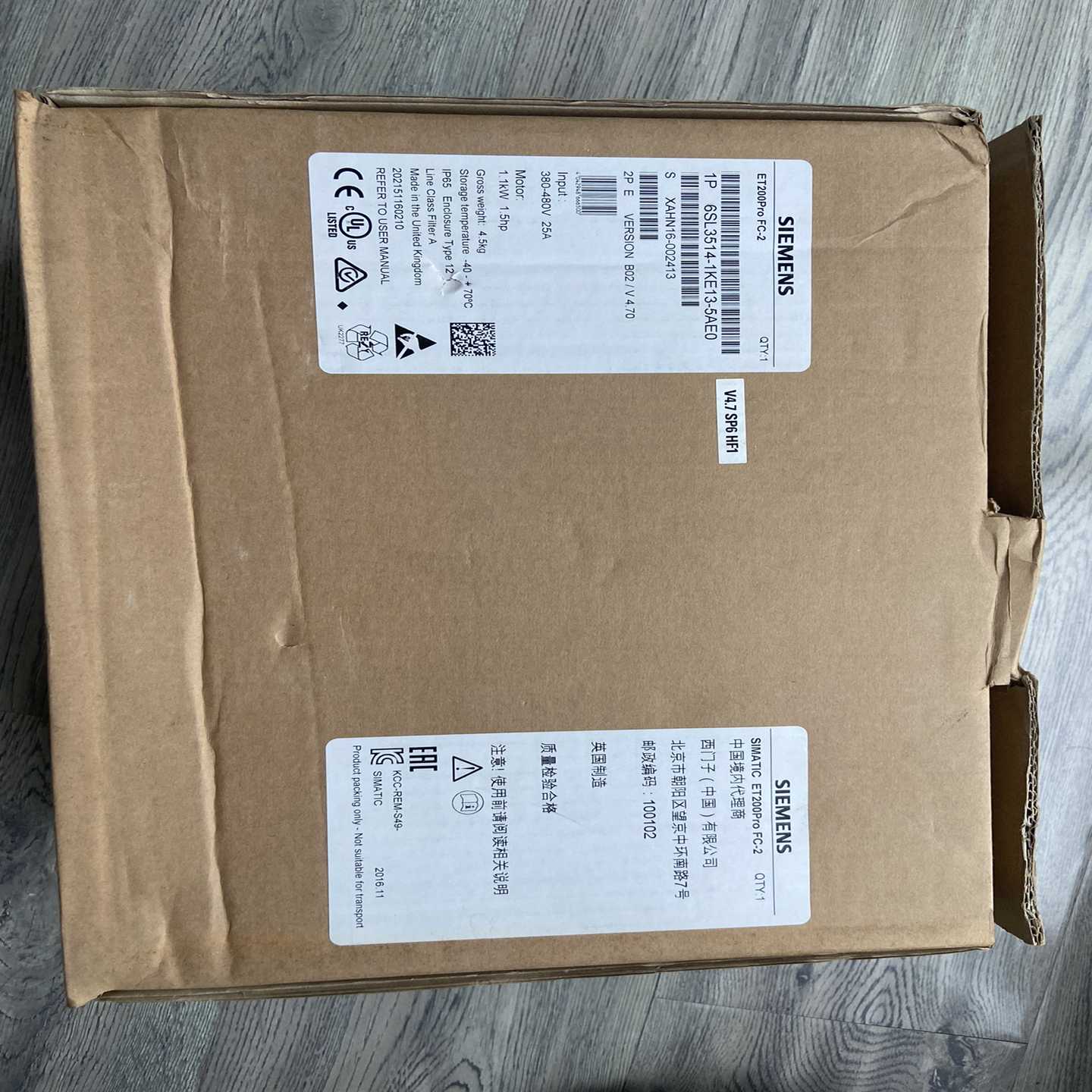 变频器6SL3514-1KE13-5AE06SL3514询价