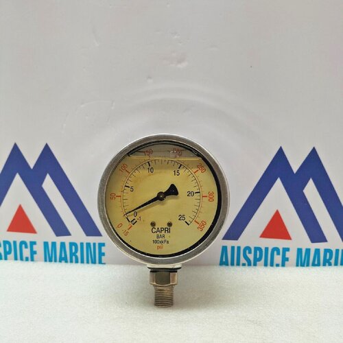 Capri Compound Pressure Gauge 15350 PSI 125 Bar Vacuum Hydra