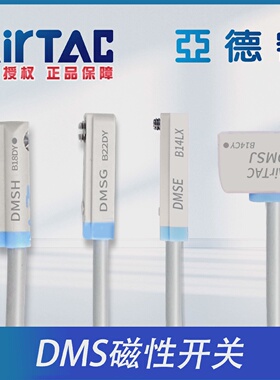 亚德客原装气缸电子传感器磁性开关DMSG/E/H/J020/030/050