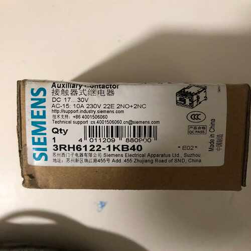 接触式继电器3RH6122-1KB40，的，一询价