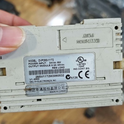 （请询价）台达PLC模块DVP28SV11T2原装正品实物拍摄