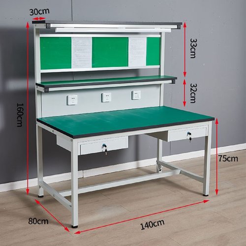 防静电工作台桌子车间商用操作维修装配实验打包平面台工作桌重型
