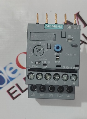 SIEMENS 3RB30161NB0 THERMAL OVERLOAD RELAY RANGE 0.321.25AMP