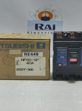 MITSUBISHINF60-SP3PoleMCCB(CircuitBreaker)40Amp.(NE